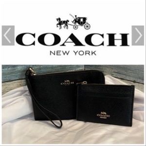 Coach Wristlet and ID card holder